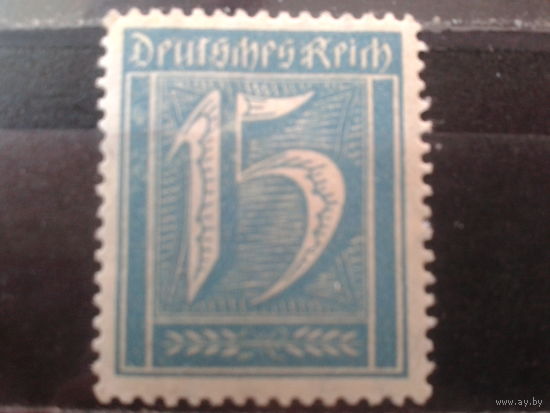 Германия 1921 Стандарт 15пф* вз1