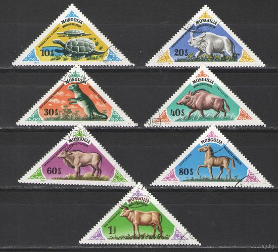 Монголия 1977г. Доисторическая фауна.