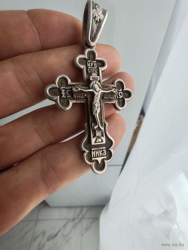 Крест серебро красивый!! 925 проба