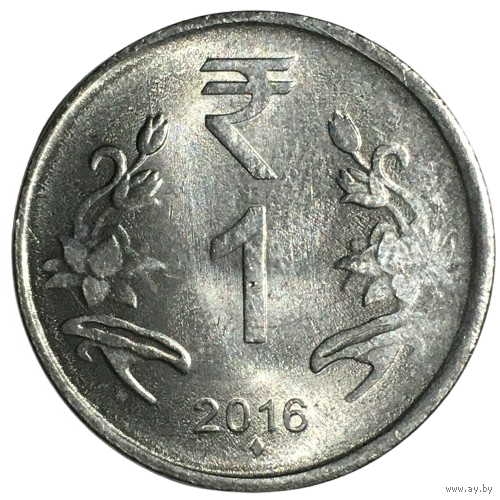 Индия 1 рупия, 2016