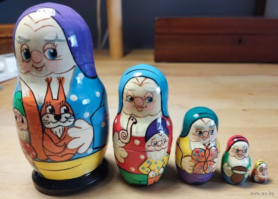 Матрешка из 5 (цена за 3 штуки)
