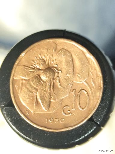 Италия 10 чентезимо 1930