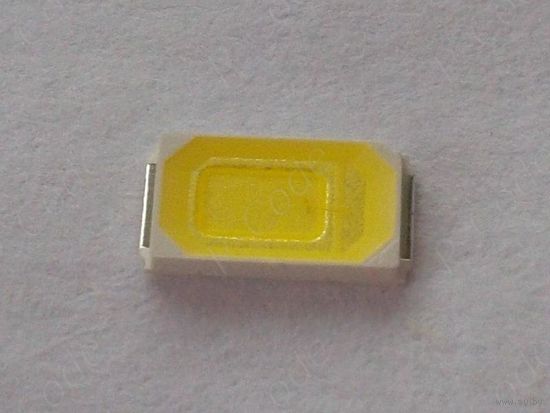 SMD светодиод сверхъяркий 5730, 0.13 Вт, холодный белый