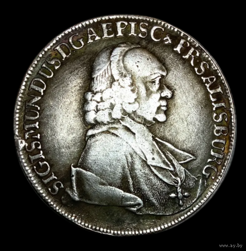 Копия Германия 1 талер 1761 Зальцбург