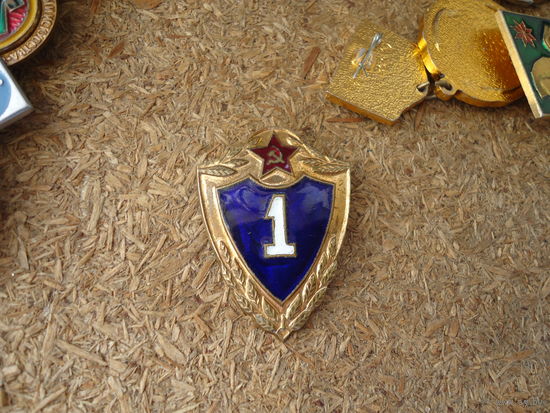 Значок 1 класс ВС СССР. Тяжмет.
