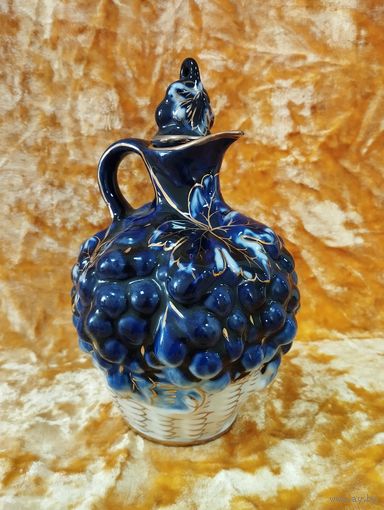 Графин Виноград, объём 1 литр. ФФЗ Минск. БССР