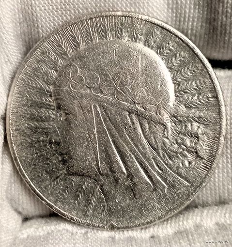 5зл 1934, голова Полонии, красивая с шб, без мц, в коллекцию! Смотрите также другие мои лоты!