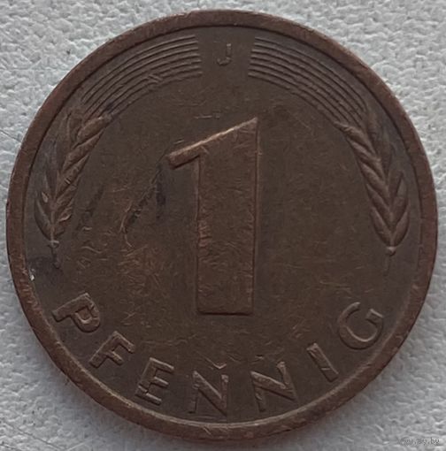 Германия 1 пфенниг 1985 г. J