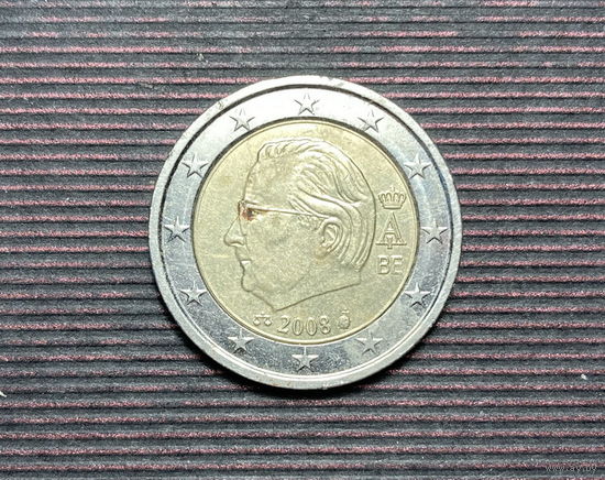 2 евро Бельгия 2008 г