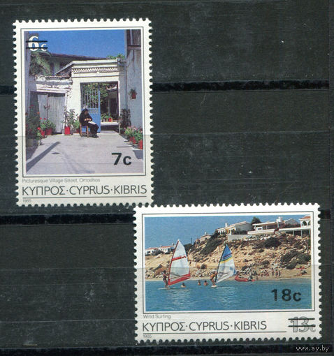 Кипр - 1986г. - туризм - 2 марки - полная серия, MNH [Mi 664-665]. #4-B6-Z-1-17