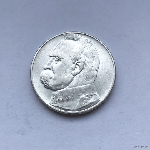 10 злотых 1937 Пилсудский