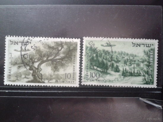 Израиль 1953 Авиапочта, природа