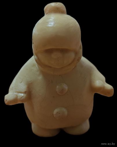 Редчайшия игрушка СССР. Укутыш. ФХИ клеймо. Кость из органа моржа.