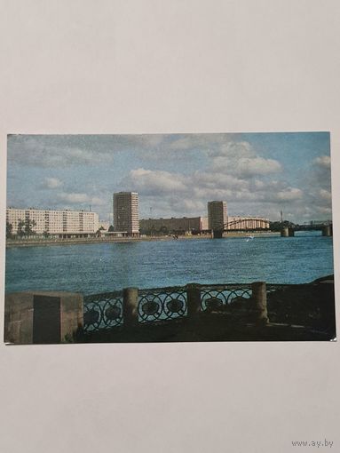 Открытка Ленинград  ,,Новые дома на Правом берегу Невы'' 1980 г.