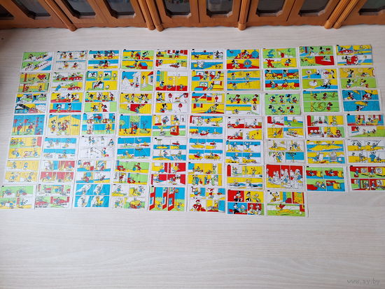 Вкладыши Дональд Donald - Walt Disney Уолт Дисней - Дональд Дак Микки Маус Минни Гуфи и др