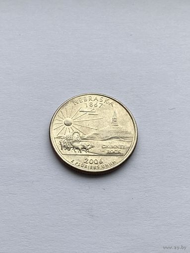 25 центов 2006 г. Небраска, США