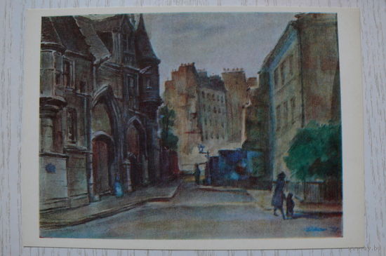 Карвовский А., Париж. Старый квартал близ ратуши; 1980, чистая.