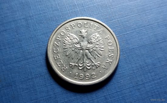 1 злотый 1992. Польша.