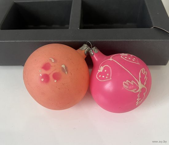 Елочные игрушки шар СССР цена за все К.23