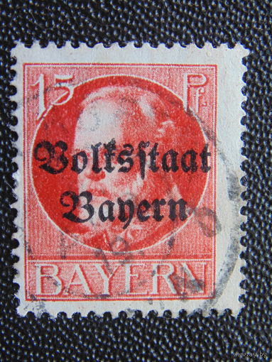 Бавария 1919 г. Король Людвиг III.