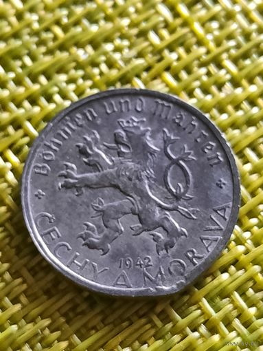 Богемия и Моравия протекторат 20 геллеров 1942 г