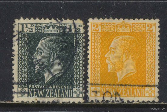 GB Доминион Новая Зеландия 1906 GV Стандарт #151А,153А