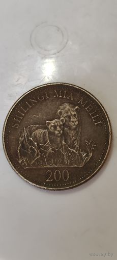 Танзания 200 шиллингов 1998