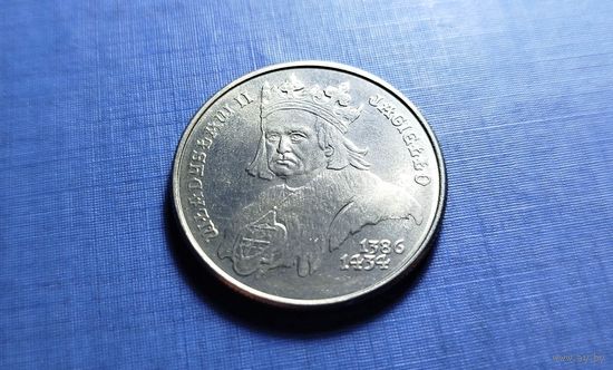 500 злотых 1989. Польша. Владислав ll Ягайло. AU!