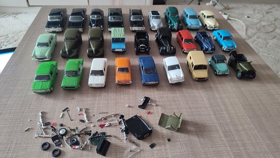 Автолегенды СССР лот моделей автомобилей с утратами 27 штук