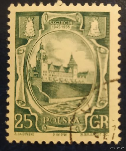 Польша 1955    K 11 3/4 (1 из 4) .