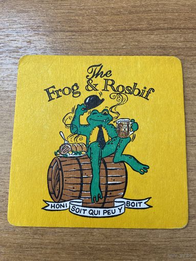Подставка под пиво The Frog & Rosbif