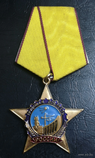 Медаль Трудовая доблесть России