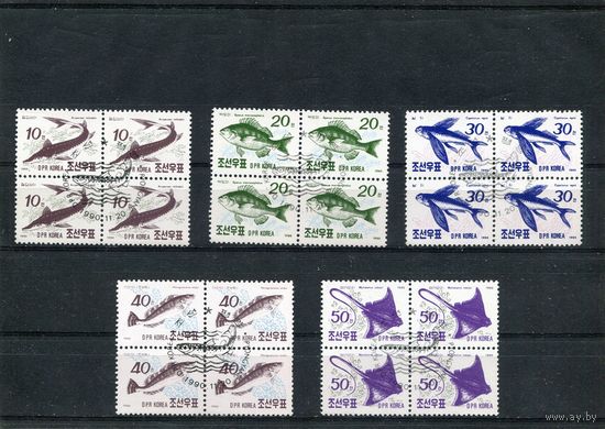 КНДР. Фауна. Рыбы. Квартблок с СГ