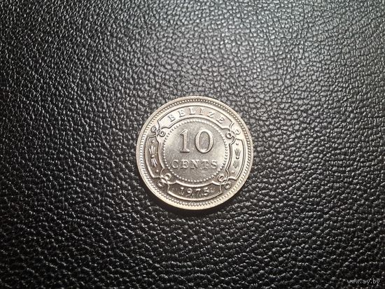Белиз 10 центов 1975 Бюст Королевы Елизаветы II