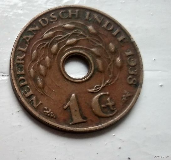 Голландская Ост-Индия 1 цент, 1938  2-13-11