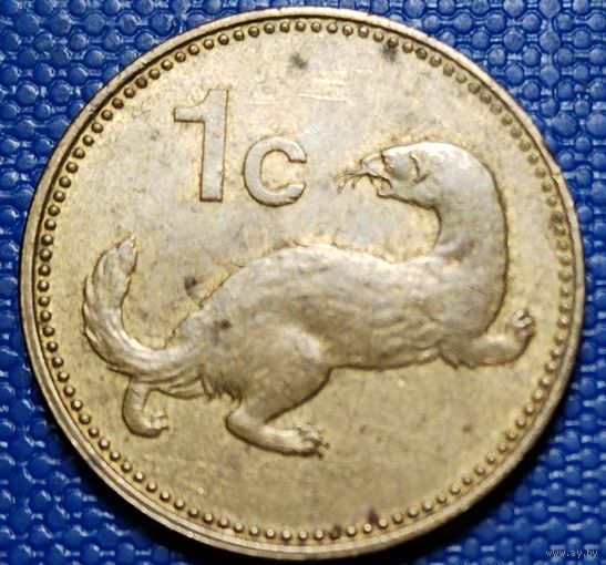 Мальта 1 цент 1986 г.