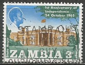 Замбия. Первый Год Независимости. Национальное Собрание. 1965г. Mi#22.