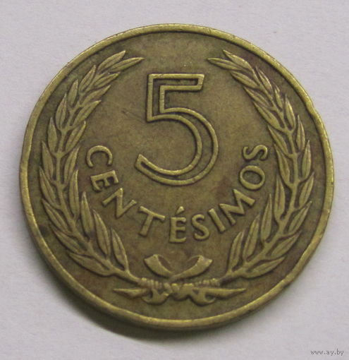 Уругвай 5 сентесимо 1960 г