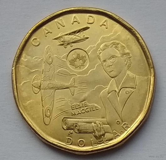 Канада 1 доллар 2023 г. Авиаинженер Элси МакГилл