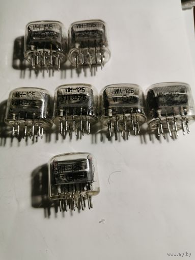 ЛАМПЫ ИН12Б=4ШТ, ИН12А=1, ИН15Б=2ШТ.