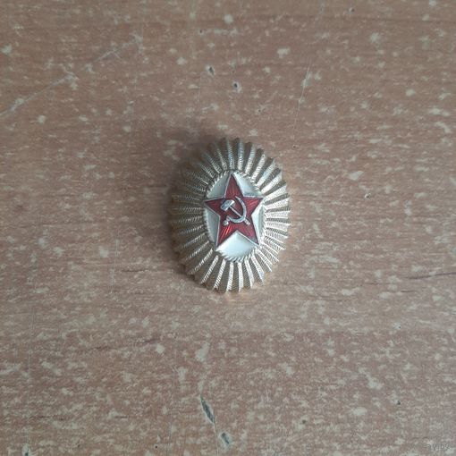 Кокарда СА СССР, "орех" 60-е, "усы" алюминий, не частая