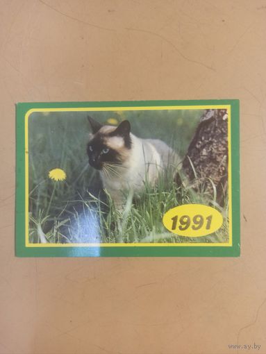 Календарь 1991 кошки/6