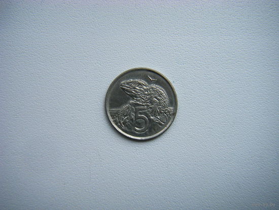 Новая Зеландия 5 центов 2002г.