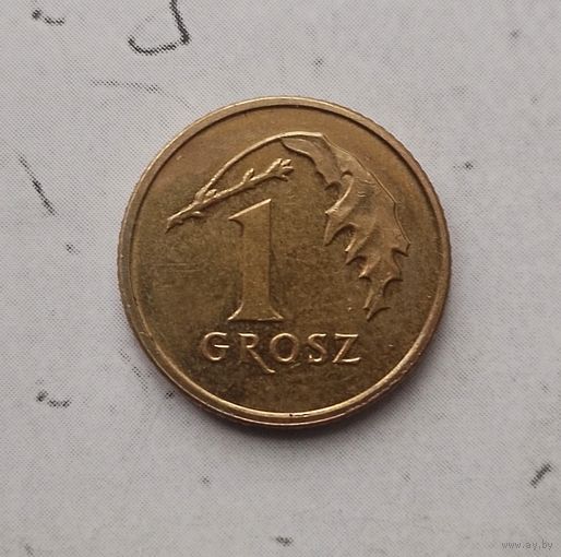 1 грош 2022 года Польша. Третья Республика. Красивая монета!