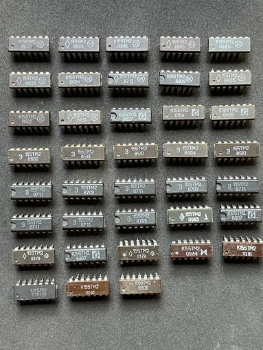 Микросхема 155ТМ2 - 38шт.