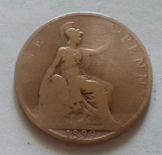 1 пенни, Великобритания 1899 г., королева Виктория