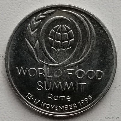 Румыния 10 лей 1996 Международный продовольственный саммит в Риме