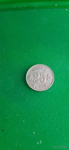 Исландия 25 эйре 1966