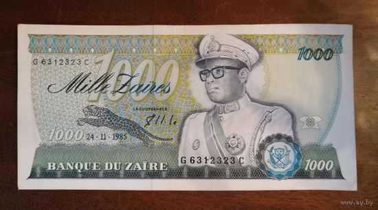 Заир 1000 заир 1985 г., P:31