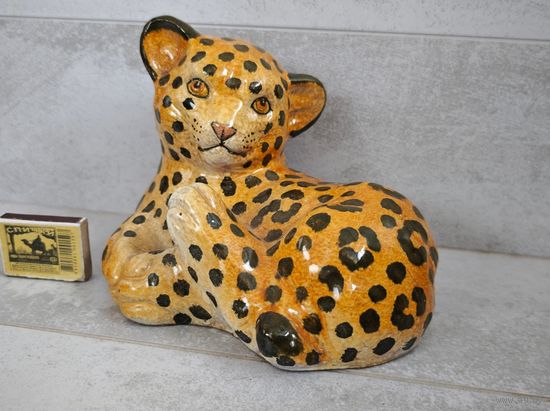 Леопард терракота статуэтка Италия